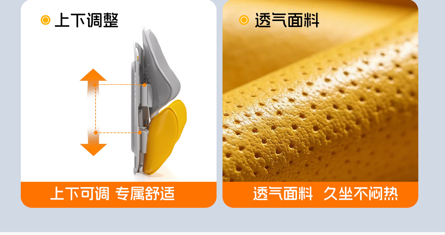 Ergonomic backrest cushion, lumbar support for car, office lumbar support, back support tool, lumbar support