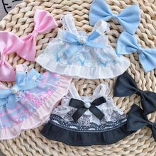 现货10cm棉花娃娃娃衣衣服换装裙子公仔可爱洛丽塔人形玩偶公主风