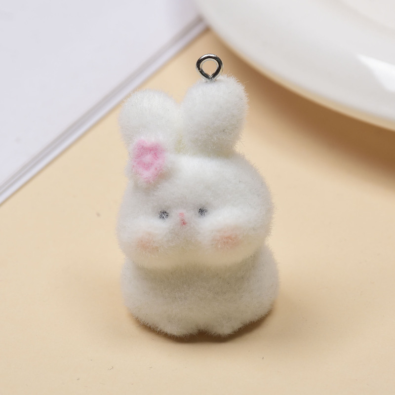 韓国のかわいい植毛小動物キーホルダーペンダント手作り DIY 携帯電話チェーンバッグペンダントアクセサリー|undefined