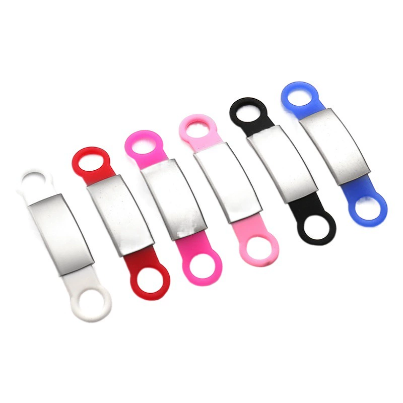 В наличии Бренд домашних животных QR-код Силиконовый анти-потерянный металлический бренд собаки Силиконовый ошейник Anti-lost Pet Identity Card