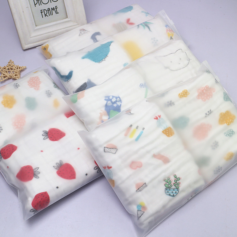 2 Pack Household Gauze Towel Large Wash Towel Cotton 6 Layer Gauze Towel Universal Large Size 35*75CM