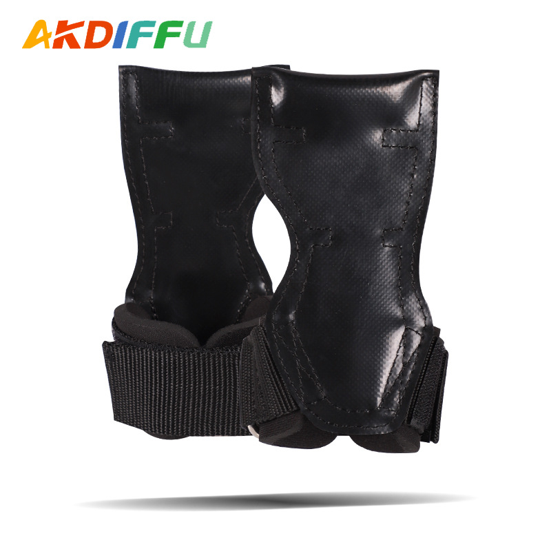 Protector de palma de goma, protector de palma centrado, pull-up, antideslizante, protector de palma de goma resistente al desgaste, pulsera de piel de vaca