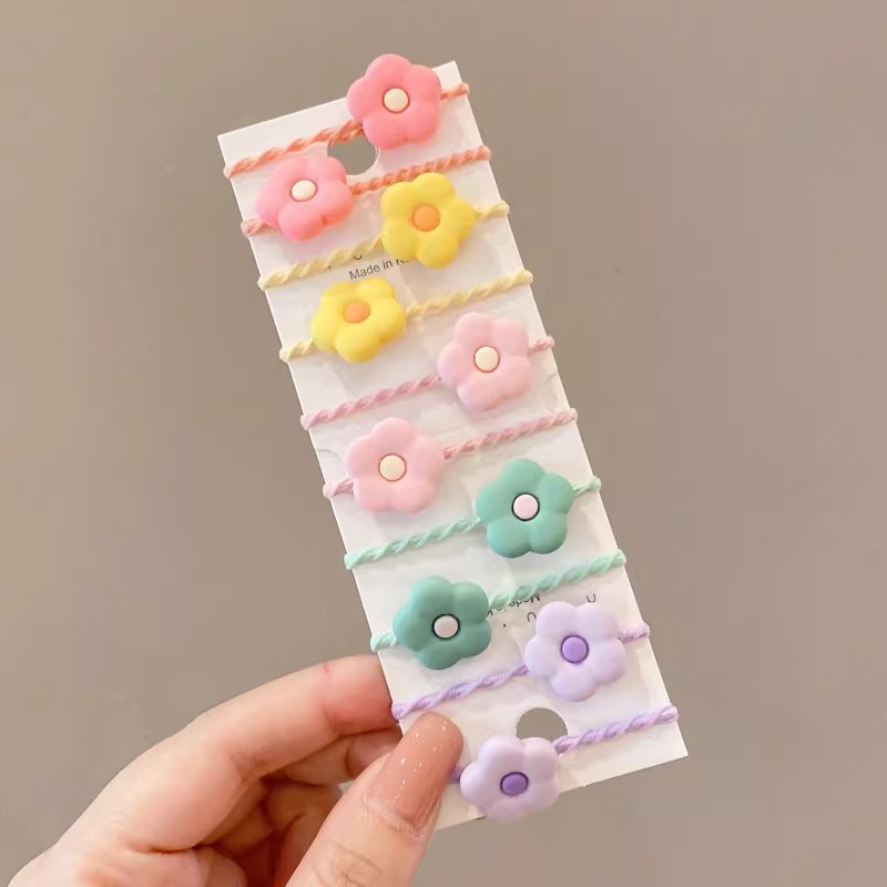 Bebé atado cabello de cabello niñas no lastimar cabello corda de goma anillo de cabello bebé tocado de cabello adorable para niños mujeres