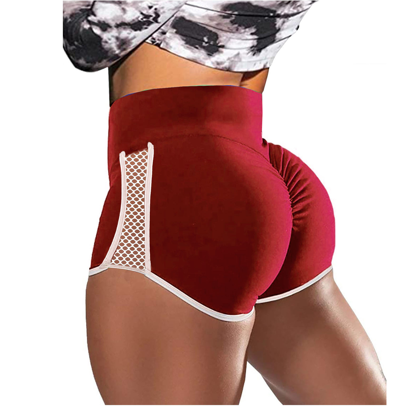 Damen Lässig Einfacher Stil Klassischer Stil Einfarbig Polyester Aktive Hose Shorts display picture 4