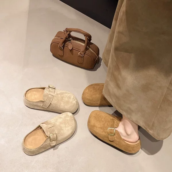 Thick-Soled Height-Increasing Birkenstock Shoes for Women, 2025 New Model, Slip-On Clogs for Petite Individuals, Wholesale