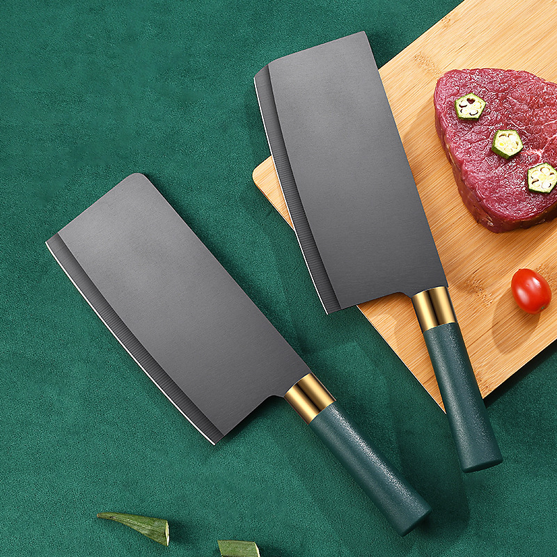 Kit de cuchillos de cocina de Yangjiang conjunto completo de cuchillos de cocina de acero inoxidable cuchillo de cocinero cuchillo de frutas cuchillo negro