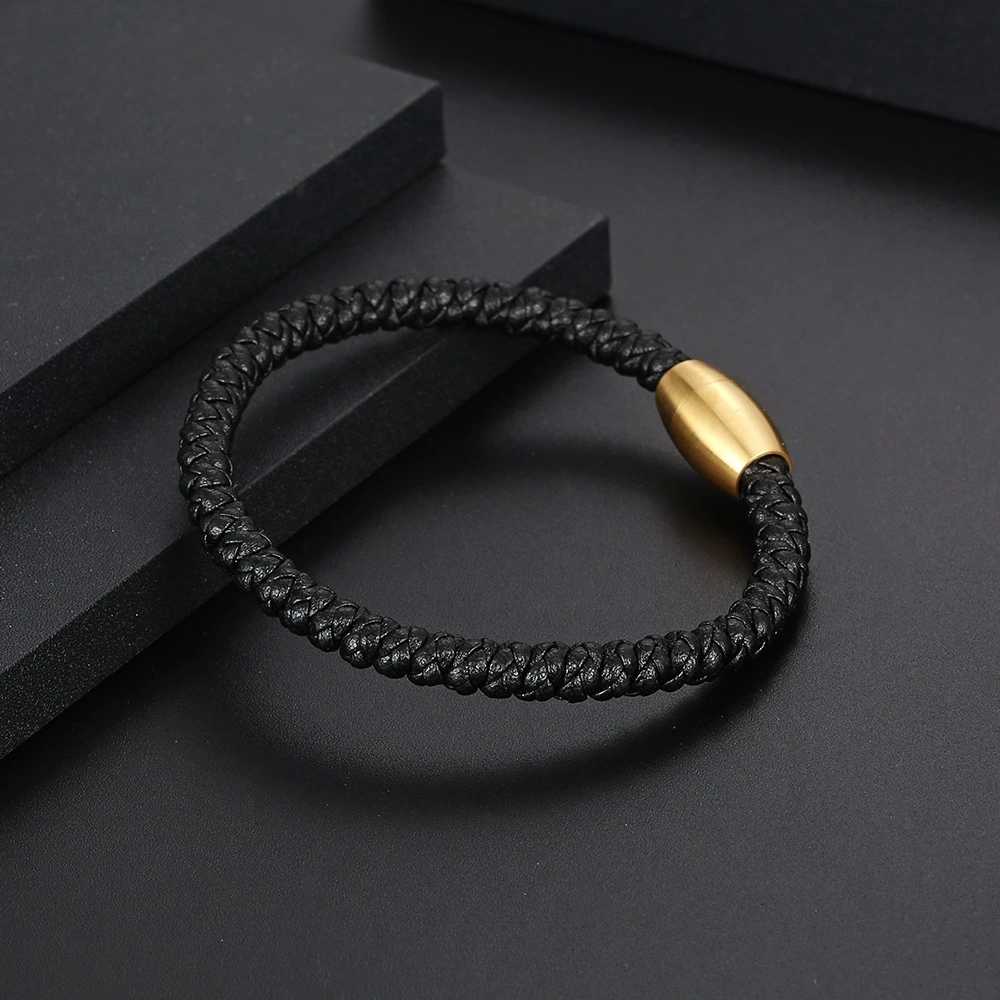 IMI Woven universal bracelet stainless steel, golden accessory