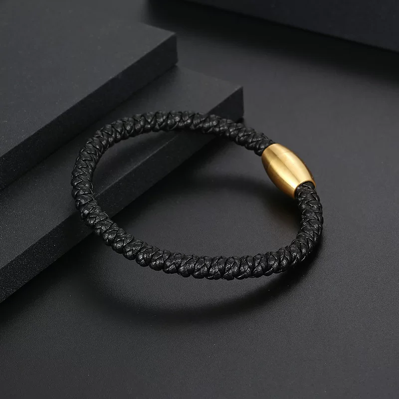 IMI Woven universal bracelet stainless steel, golden accessory