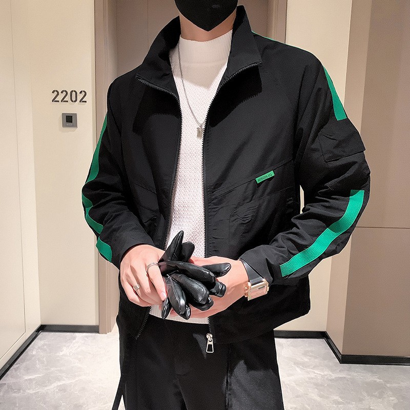 유럽 역 패션 브랜드 재킷 남성 패션 조커 도매 대외 무역 패션 재킷 봄과 여름 남성 잘 생긴 재킷 가을