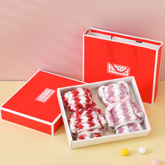 兩條裝小熊毛巾禮盒裝節日結婚伴手禮毛巾吸水珊瑚絨毛巾玩偶巾