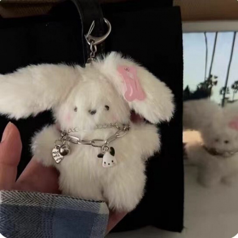 新しいかわいいパイロットの子犬のペンダントins創意的なぬいぐるみの少女の心のぬいぐるみのキーホルダー|undefined