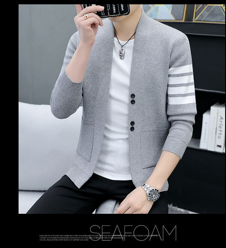 D4127 740K ÁO LEN NAM CHATDCH ÁO LEN DÁNG ÔM BODY GỢI CẢM SEXY MÙA XUÂN THU ĐÔNG PHONG CÁCH TRẺ TRUNG PHONG CÁCH HÀN QUỐC THỜI TRANG NAM G02 SẢN PHẨM MỚI