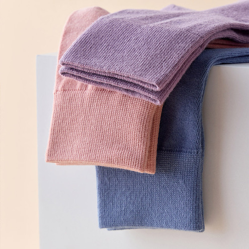 Spring and summer short mid-calf socks, pure cotton women's solid color anti-odor women's colorful Japanese versatile 20-color ins style short socks