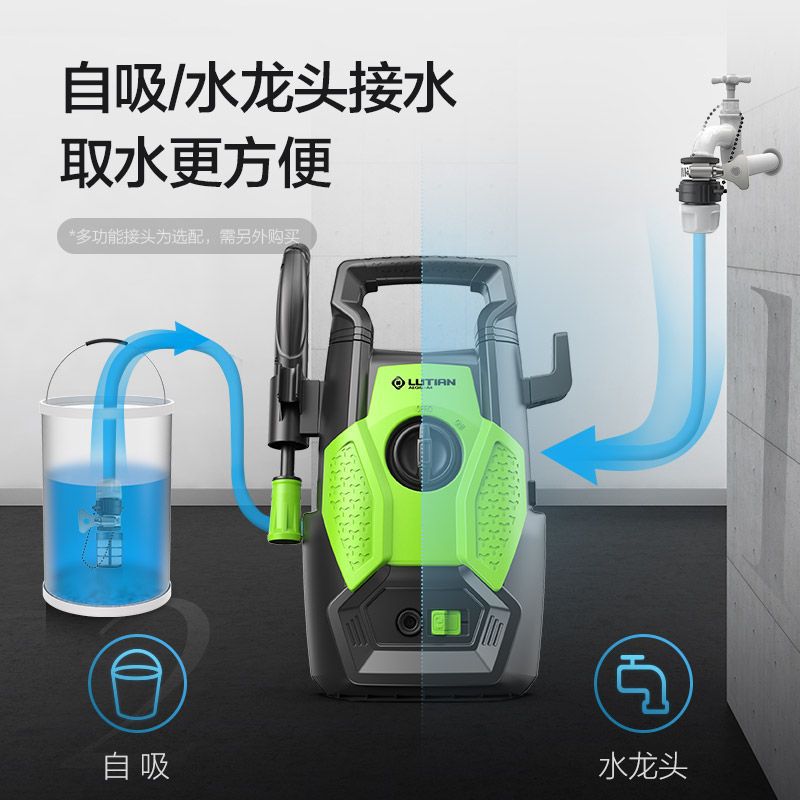 Green Field Holy Shield Home 1700W de alta potencia 220V lavadora de automóviles de alta presión bomba lavadora automática pistola de alta presión