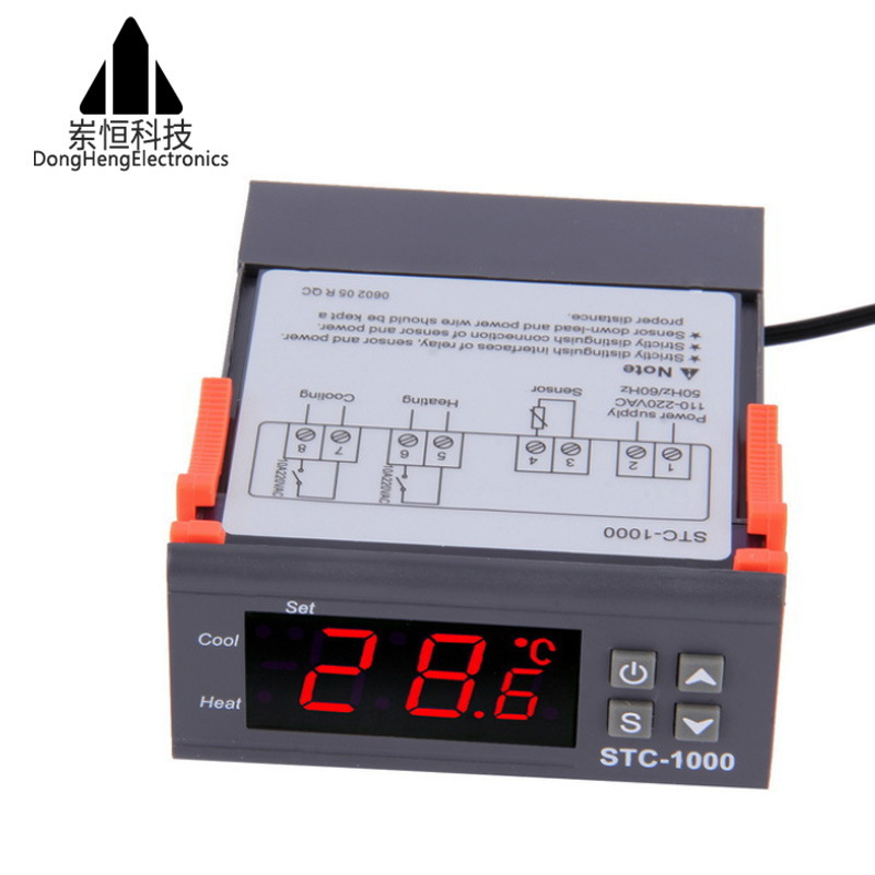 Thermostat stc-1000 aquarium incubation seafood machine electronic digital display Microcomputer temperature controller switch refrigeration