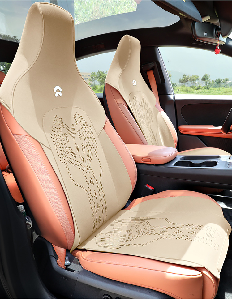Weilai et5 special car seat cushion four seasons universal saddle cushion suede half bag ventilated ET5T seat cover cushion