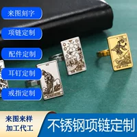Dongguan Changan ювелирный литейный завод изготовил пользовательский интерфейс металлического кольца