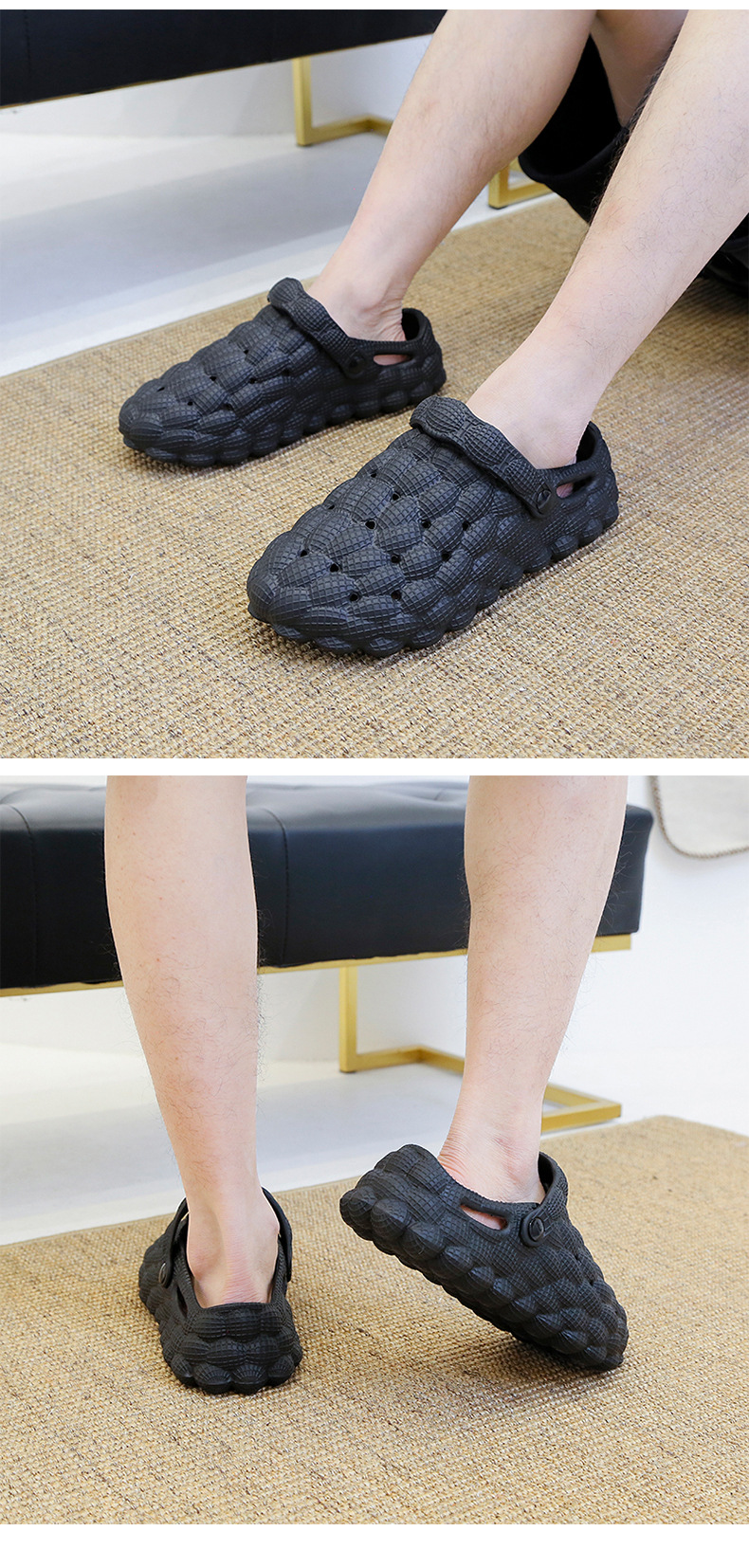 Unisex Casual Solid Color Round Toe Home Slippers display picture 4