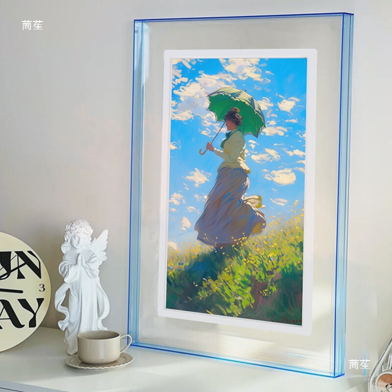 Pintura Acrylic Photo Frame Xiaoxian Screen Matching Digital Photo Frame Digital Photo Album Solid Wood Aluminum Alloy Outer