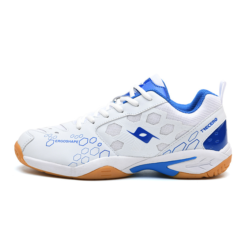 Nuevos zapatos de tenis de mesa transfronterizos zapatos deportivos de malla de moda zapatos de bádminton antideslizantes de suela gruesa zapatos de entrenamiento de tenis