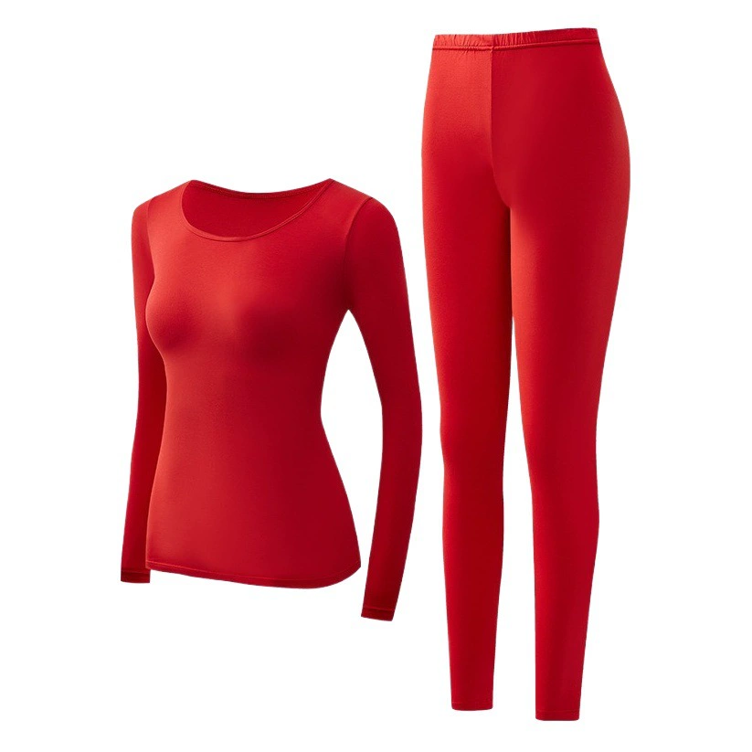 Осенняя одежда и брючный костюм из чистого хлопка, Женская внутренняя одежда, базовое термобелье, антибактериальный свитер из чистого хлопка, тонкая Базовая рубашка с подогревом