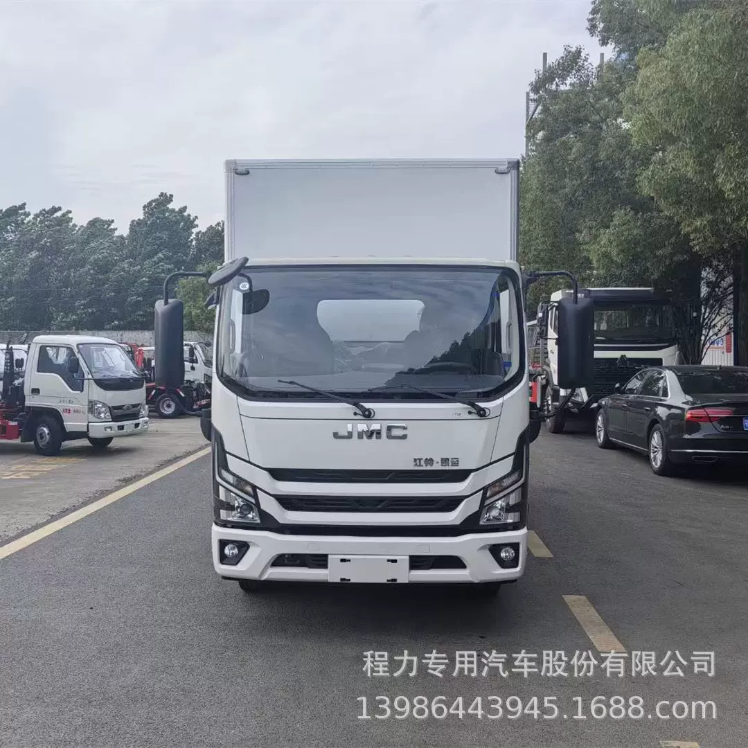 厂家直供江铃凯运中体163马力冷藏车 瓜果蔬菜海鲜冷链车可分期