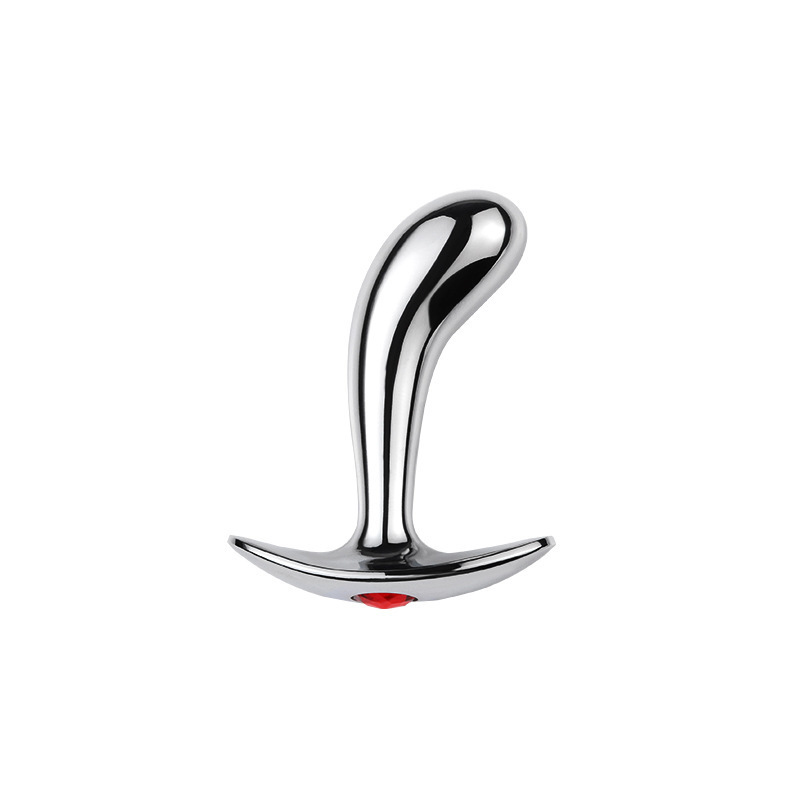 Metal Anchor Anal Plug with Drill Design, Large Size, Manual Control — detail image 6