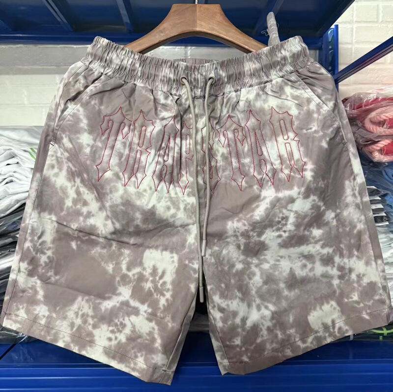 新作入荷 クロスボーダー貿易 Trapstar 高画質プリント 半袖ショートパンツセット 長袖|undefined
