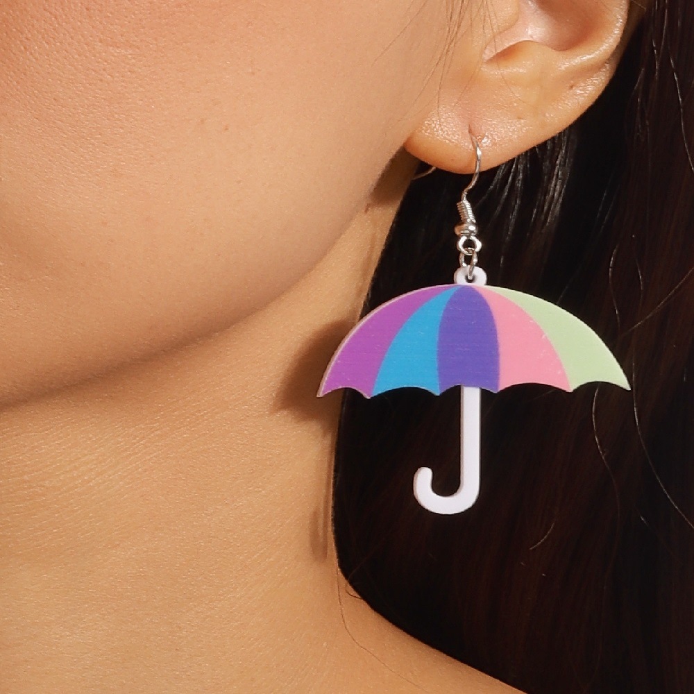 acrylic creative design rainbow umbrella
