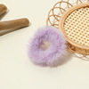 Hair rope net red autumn and winter model small hair ring large intestine circle hair accessories cute DIY handmade color plush fur ring