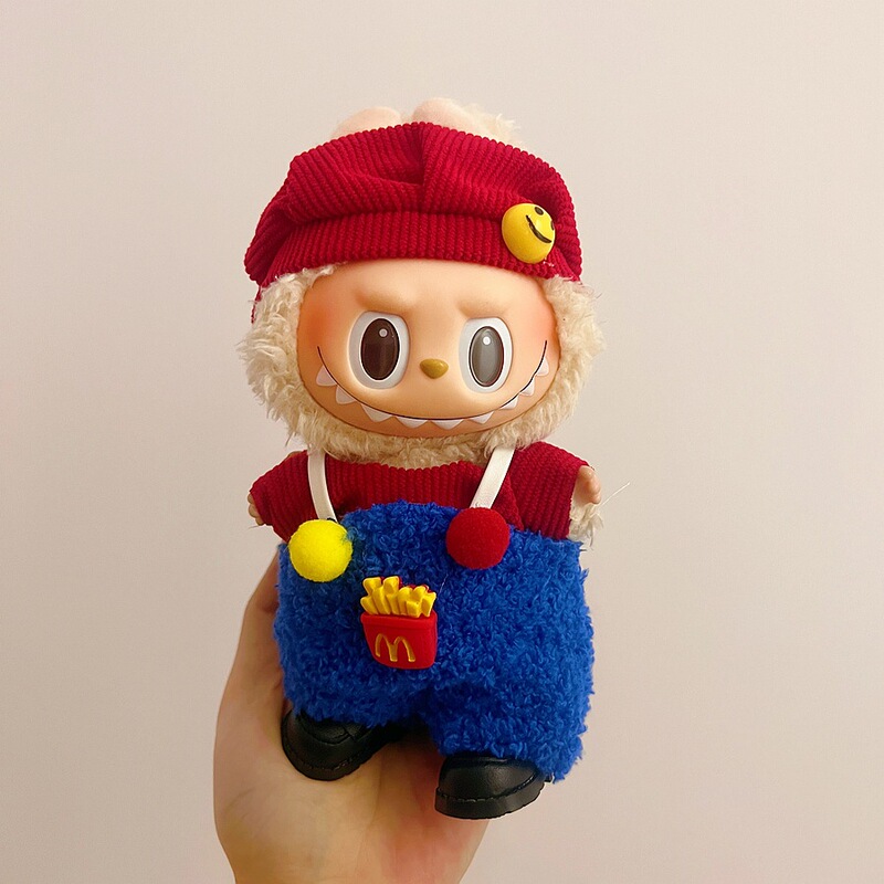 ラブブー ラブブー ベビー服 1代目、2代目、3代目 17cm ペンダント ぬいぐるみ 服セットのみに適しています。|undefined