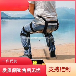 Wearable Invisible Seat Exoskeleton Chair Human Wearable Chair Magic Product Aluminum Alloy