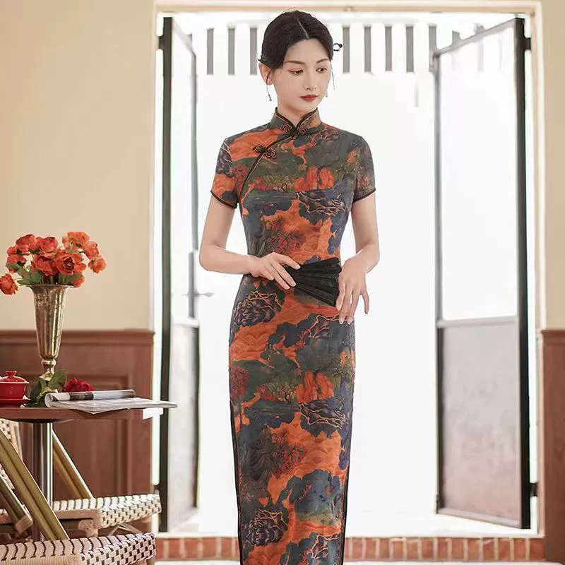 Летняя чонсаме, длинная юбка, модное платье, костюм, Slim fit, оптом