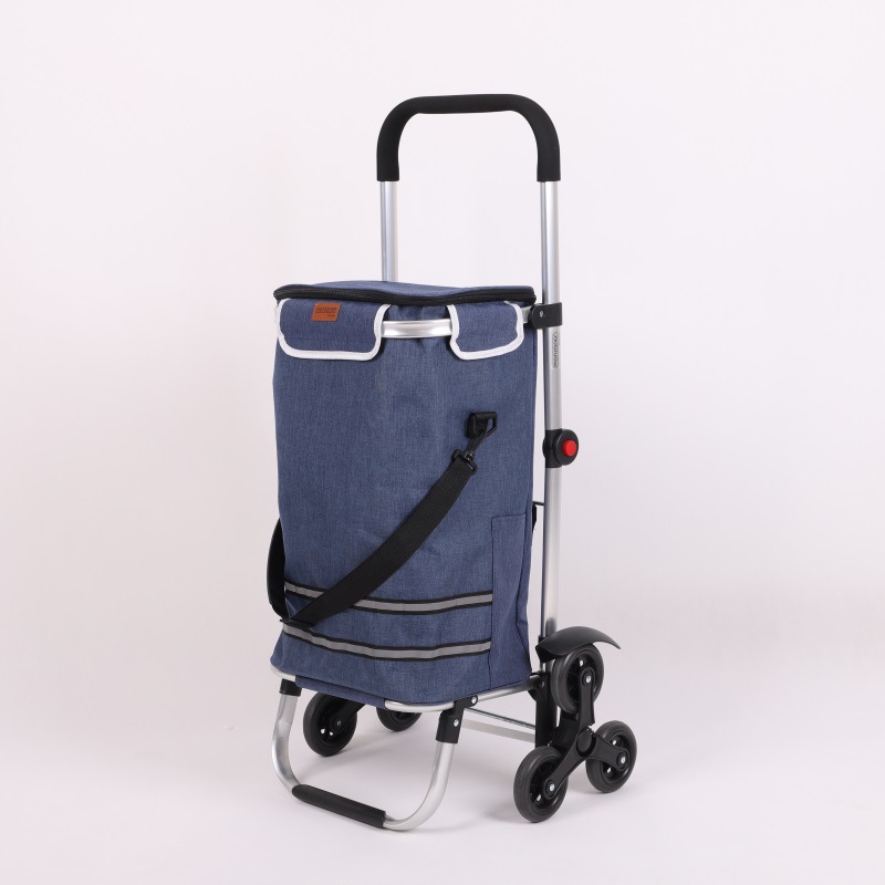 爬楼梯搬运车家用拖车折叠大容量拉货买菜小拉车保温购物车拉杆推