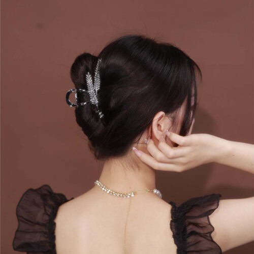 High-end wheat hair clip, popular hair clip for women, rear hair clip, large shark clip hair accessory, wholesale