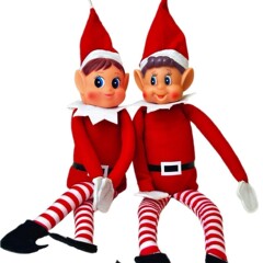 外国貿易新しいクリスマス装飾用品クリスマスエルフ長い脚クリスマスオーナメント虹色座り姿勢クリスマス本棚
