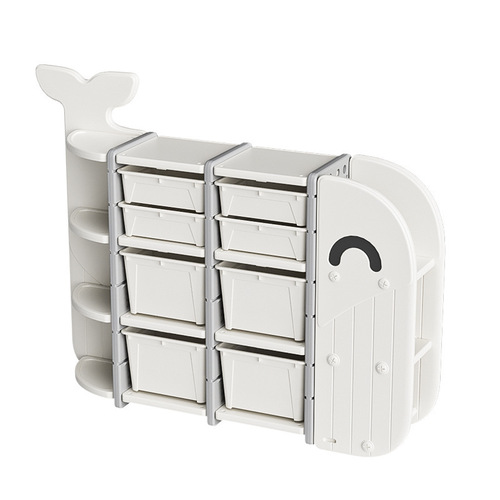 babyviva whale children's toy storage rack storage cabinet large capacity storage rack storage cabinet baby organizing cabinet