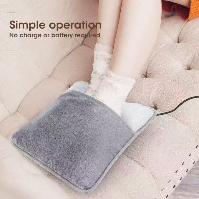 New Cross-Border Hot-Selling USB Temperature-Adjustable Electric Heating Shoes, Electric Heating Shoes, Foot Treasure Artifact, Heated Slippers for Home Office New Cross-Border Hot-Selling USB Temperature-Adjustable Electric Heating Shoes, Electric Heating Shoes, Foot Treasure Artifact, Heated Slippers for Home Office
