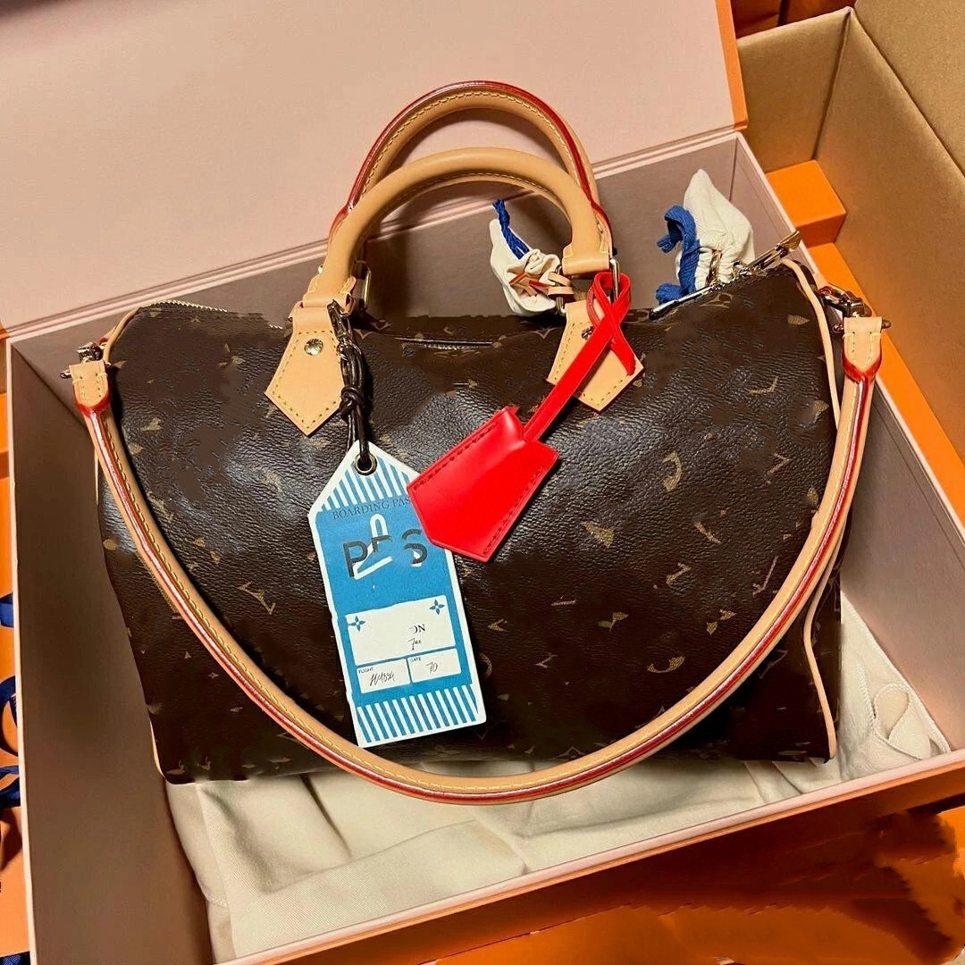New Genuine Leather Pillow Cherry Unisex Handbag Travel Bag Shopping Bag Shoulder Bag 30 Boston Handbag - Thumbnail 2