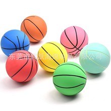 批发6CM橡胶弹力球儿童皮球训练反应能力练习篮球玩具拍拍球