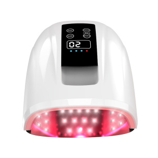 Rechargeable nail lamp two-handed wireless charging led nail art machine nail art baking lamp quick-drying phototherapy lamp power storage uv phototherapy machine