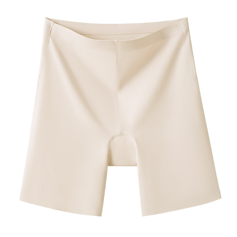 Pantalones de seguridad antideslumbrantes para mujer nueva ropa interior sin costuras de seda de hielo dos en uno calzoncillos bóxer de abdomen pantalones de seguridad para mujer de verano