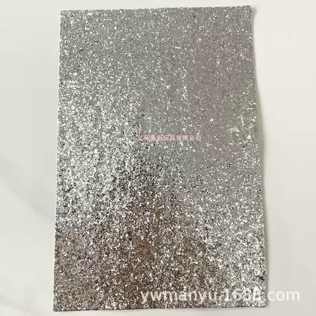 Silver thick glitter 20*30