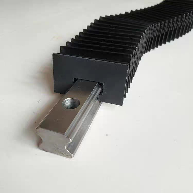 Customized Linear Guide Rail Accordion Protective Cover with Silver Wire Gauge, Dustproof Cover, High Temperature Resistant, Flame Retardant Mechanical Accordion Protective Cover Customized Linear Guide Rail Accordion Protective Cover with Silver Wire Gauge, Dustproof Cover, High Temperature Resistant, Flame Retardant Mechanical Accordion Protective Cover