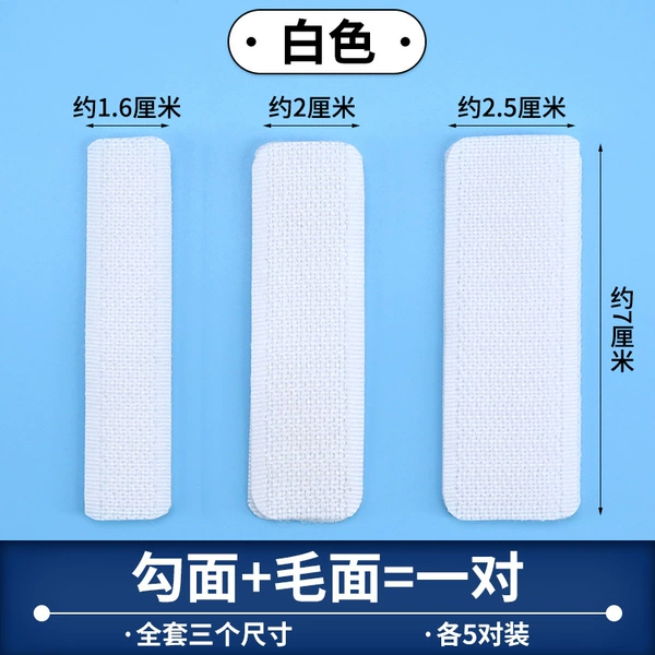 White full size (5 pairs each)