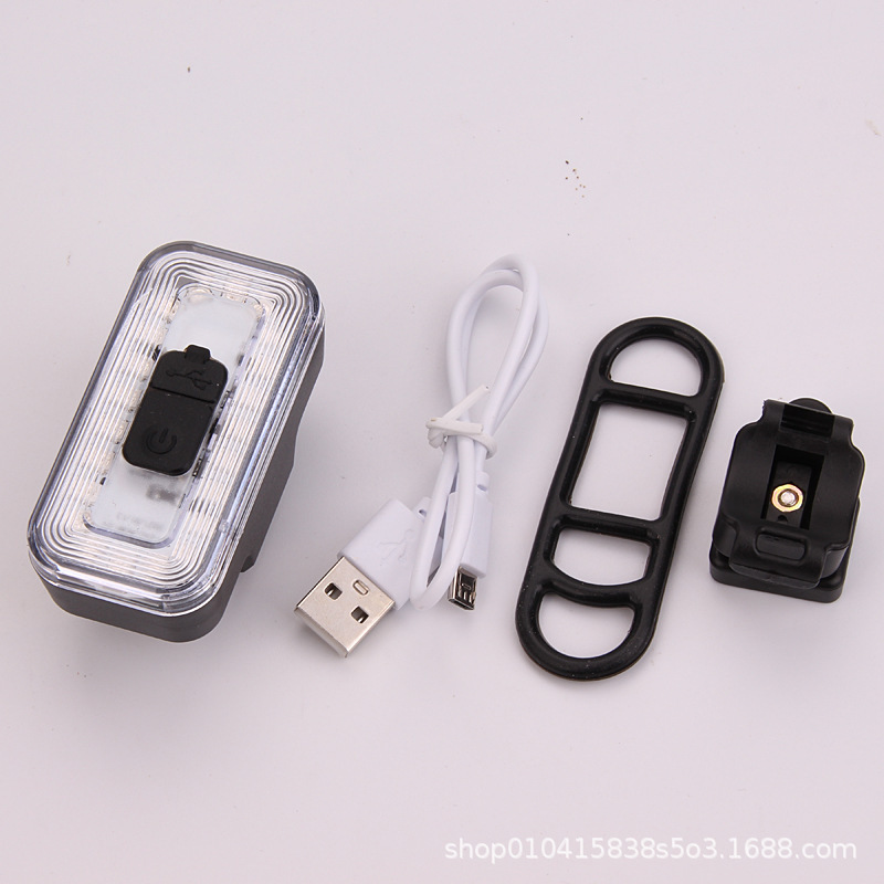국경 새로운 USB 충전식 테일 라이트 자전거 조명 LED 밝은 밤 빛 다채로운 산악 자전거 테일 라이트 경고등