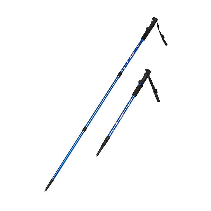 [Direct Factory] 2 paletas de bastones de montaña al aire libre de aleación de aluminio de bastones de montaña al aire libre de caminata con bolsas de tela doble muletas