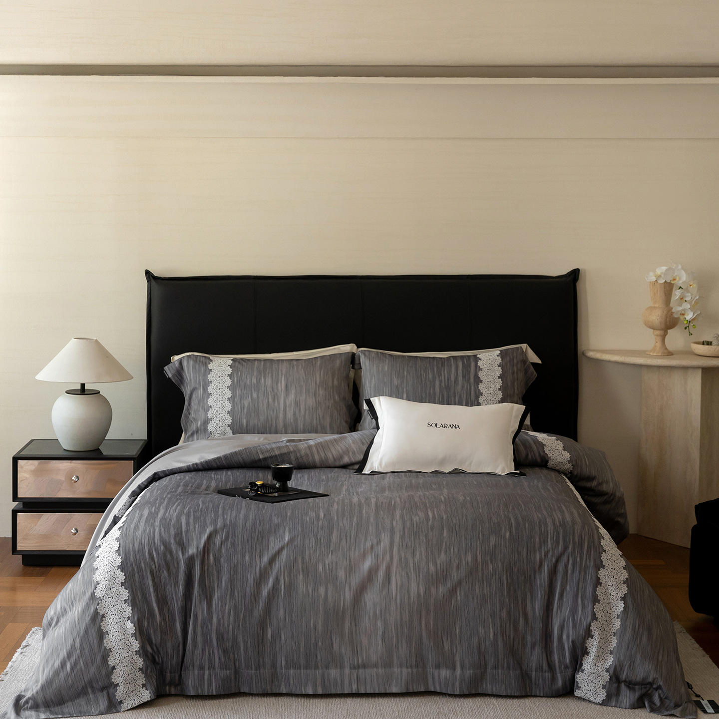 Freemonde Classy Accessible Luxury 80S Ultra-Fine Denier Tencel Cotton Bedding Quilt Cover Bed Sheetss Bedding Can Be Used in All Seasons