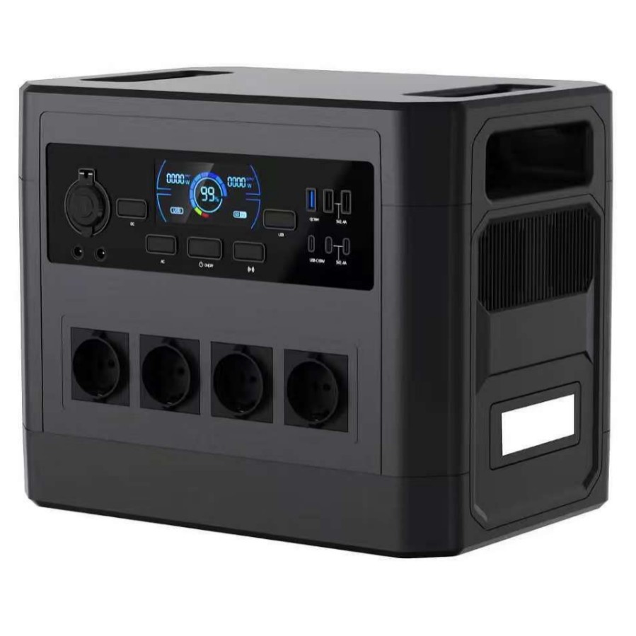 Inversor fotovoltaico + bidireccional de 2000W, fuente de alimentación UPS para exteriores, nuevo producto lanzado, oferta especial para clientes del segmento B.