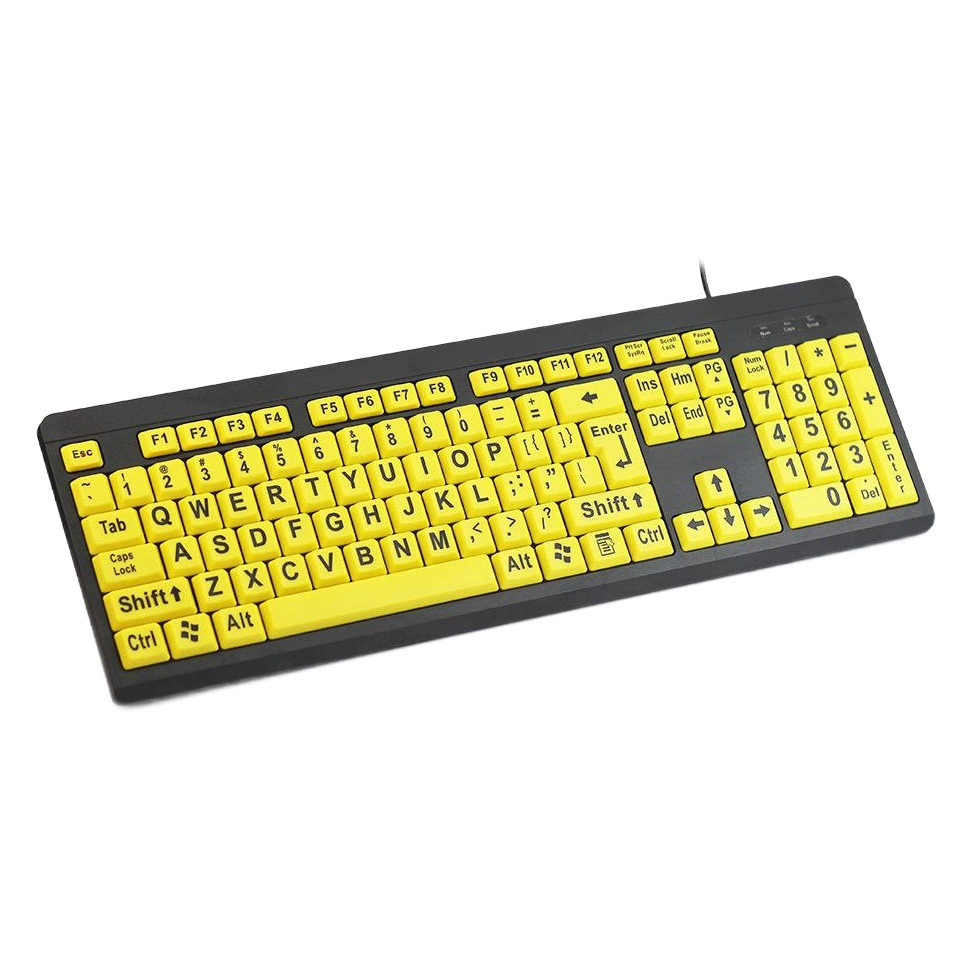 Внешняя торговля Настольный Ноутбук T801 Проводная клавиатура USB большой шрифт жирный студент пожилых клавиатура